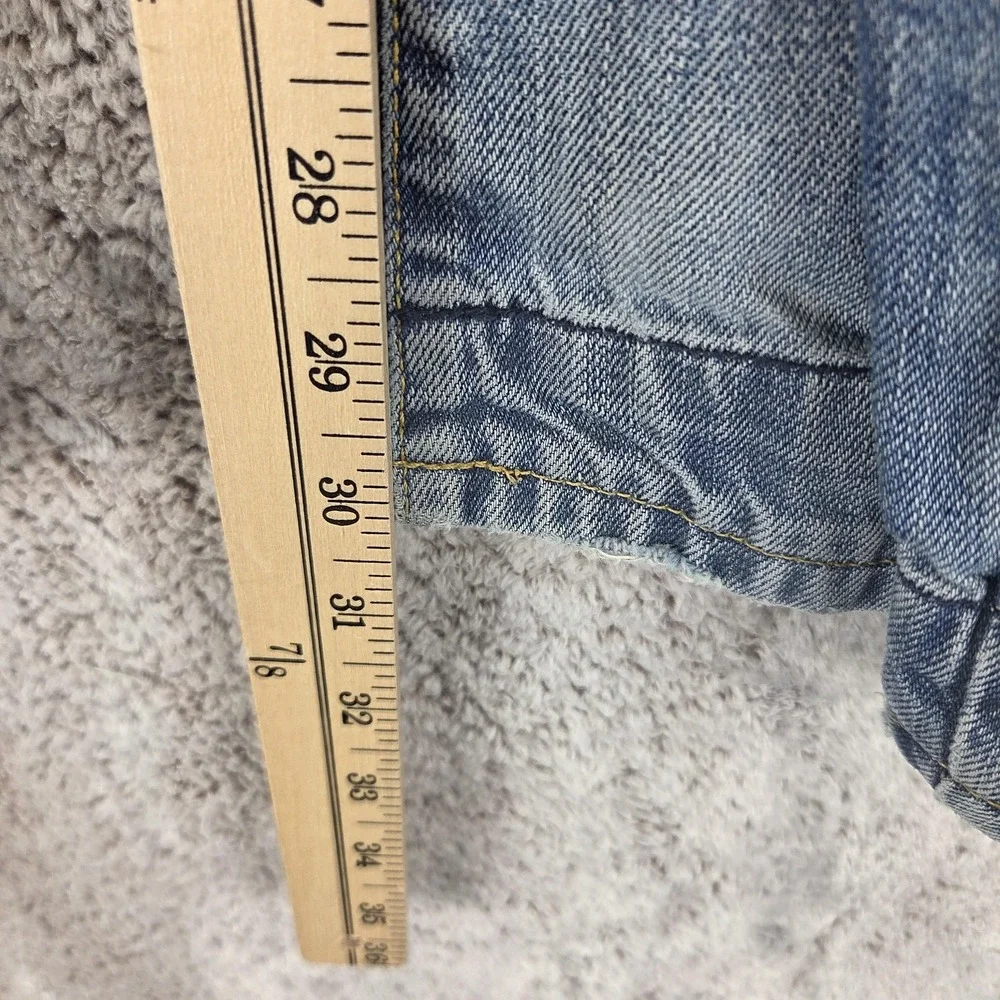 VTG Levis Engineered Jeans Mens Blue Twisted Buckle Back One Pocket Fits 30x30